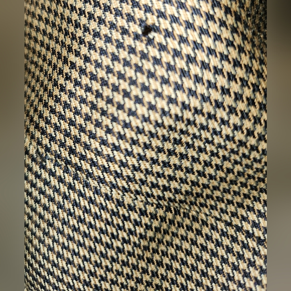 Stafford Classic Fit Micro Plaid 44s Sports Coat/Blazer Two Button 100 Wool Body - Picture 11 of 12